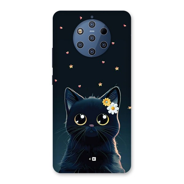 Cat With Flowers Back Case for Nokia 9 PureView