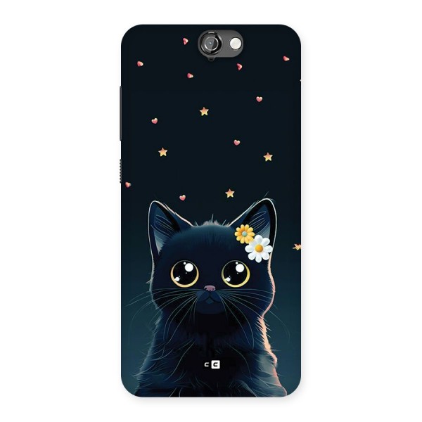 Cat With Flowers Back Case for One A9