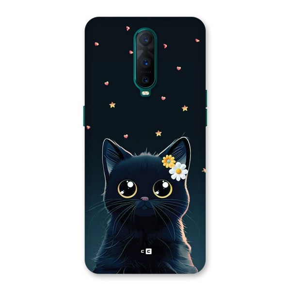 Cat With Flowers Back Case for Oppo R17 Pro
