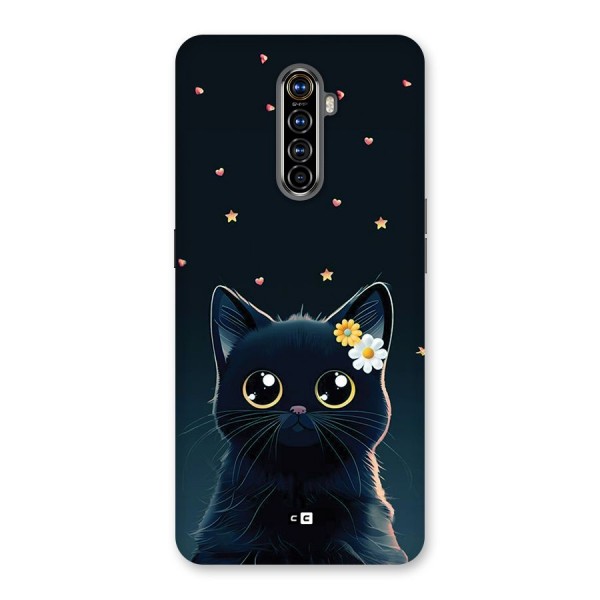 Cat With Flowers Back Case for Realme X2 Pro