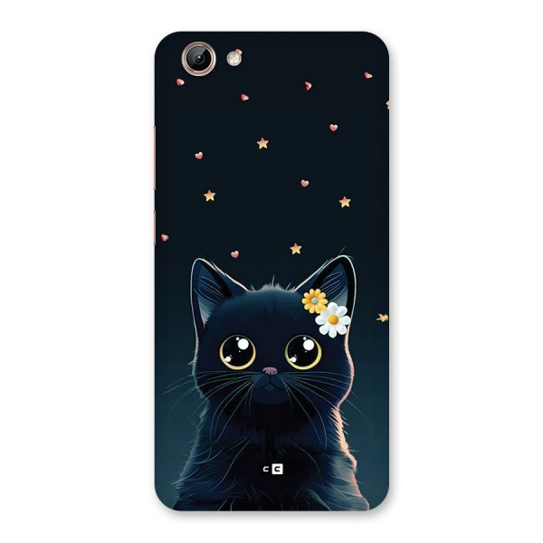 Cat With Flowers Back Case for Vivo Y71i