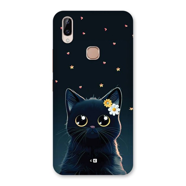 Cat With Flowers Back Case for Vivo Y83 Pro