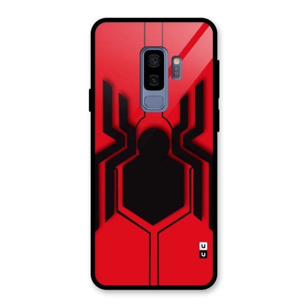 Center Spider Glass Back Case for Galaxy S9 Plus