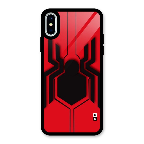 Center Spider Glass Back Case for iPhone X
