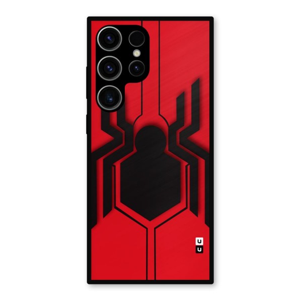 Center Spider Metal Back Case for Galaxy S23 Ultra
