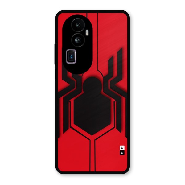 Center Spider Metal Back Case for Oppo Reno10 Pro Plus