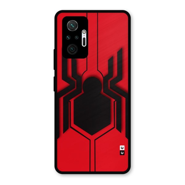 Center Spider Metal Back Case for Redmi Note 10 Pro