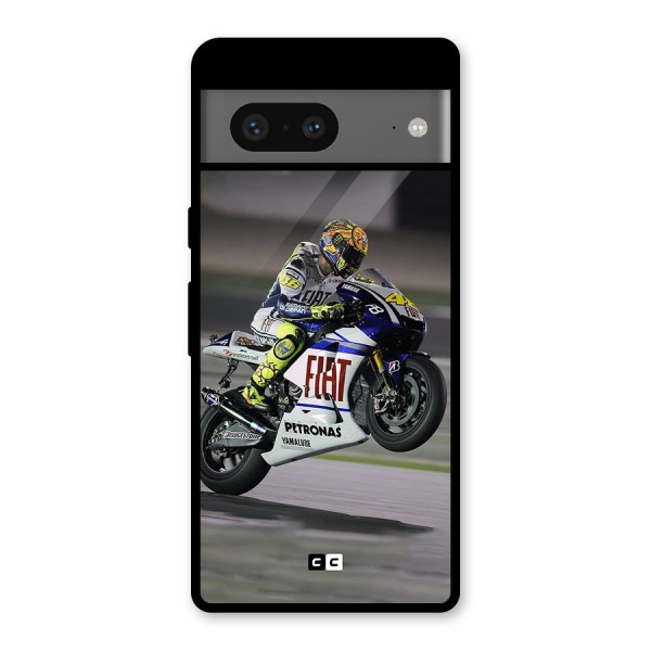 Champion Biker Glass Back Case for Google Pixel 7