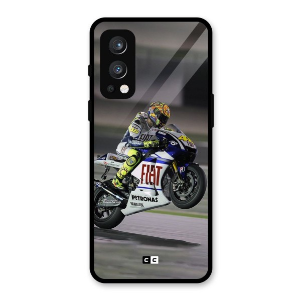 Champion Biker Glass Back Case for OnePlus Nord 2 5G