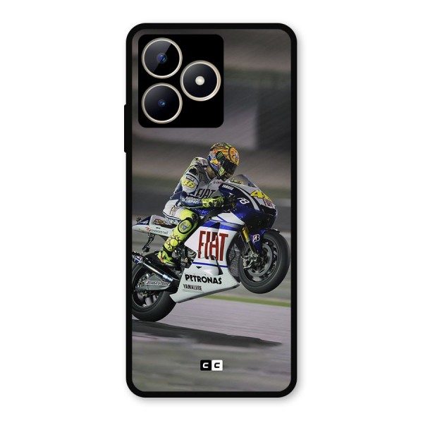 Champion Biker Metal Back Case for Realme C53