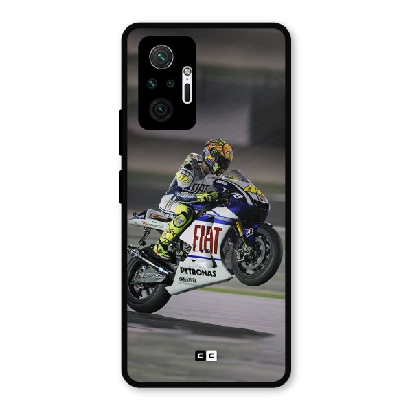 Champion Biker Metal Back Case for Redmi Note 10 Pro Max