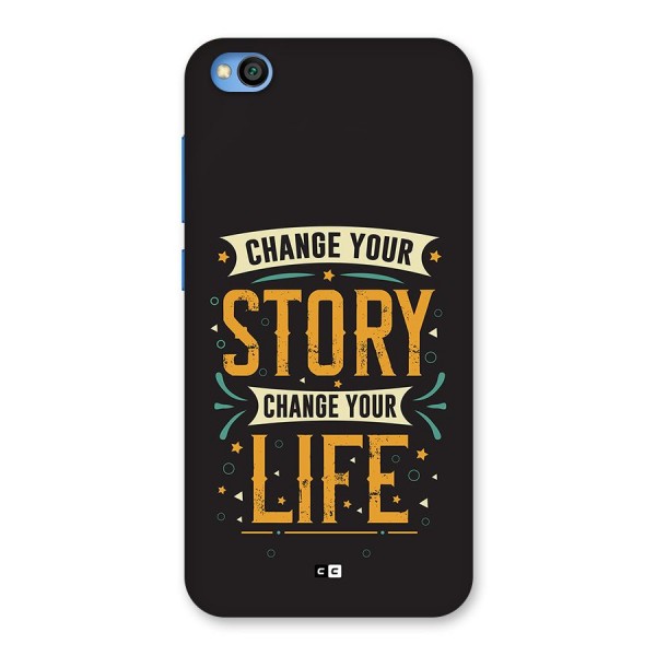 Change Your Life Back Case for Redmi Go