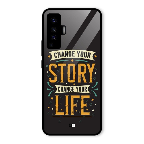 Change Your Life Glass Back Case for Vivo X50
