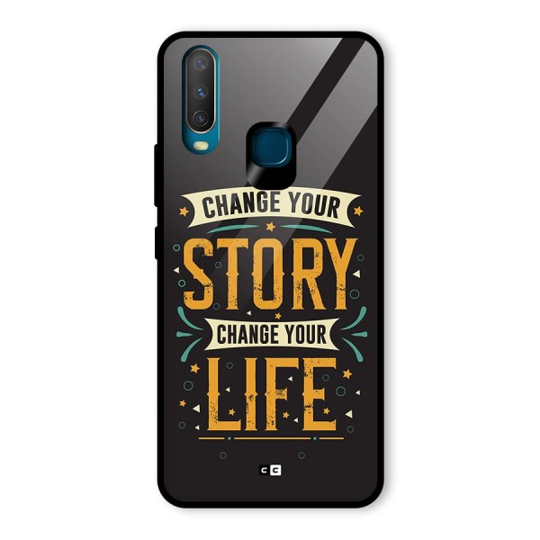 Change Your Life Glass Back Case for Vivo Y12