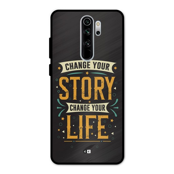 Change Your Life Metal Back Case for Redmi Note 8 Pro