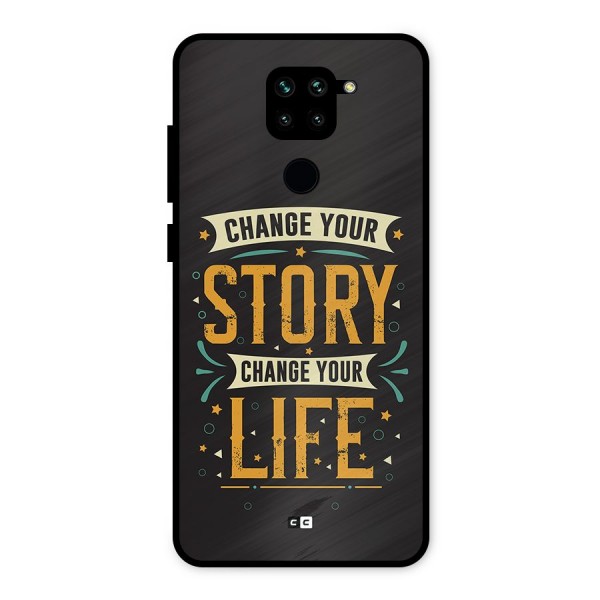 Change Your Life Metal Back Case for Redmi Note 9