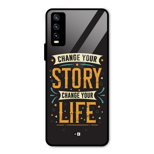 Change Your Life Metal Back Case for Vivo Y20i