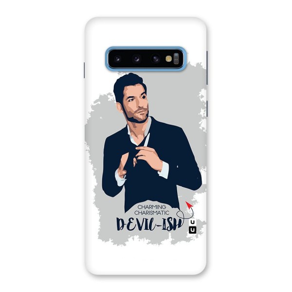 Charming Charismatic Lucifer Back Case for Galaxy S10
