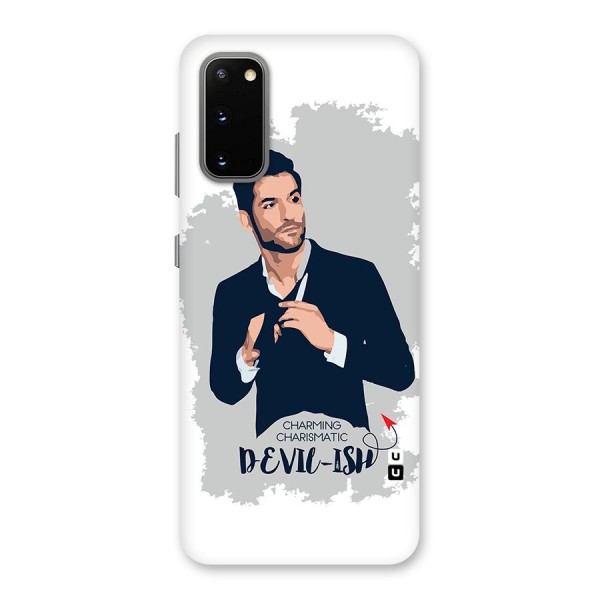 Charming Charismatic Lucifer Back Case for Galaxy S20
