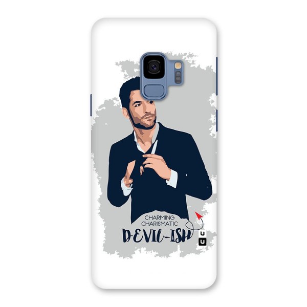 Charming Charismatic Lucifer Back Case for Galaxy S9
