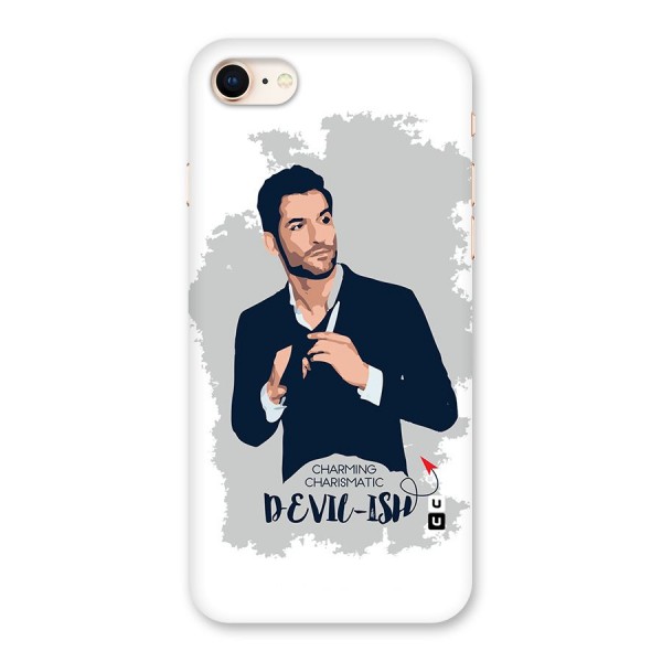 Charming Charismatic Lucifer Back Case for iPhone 8