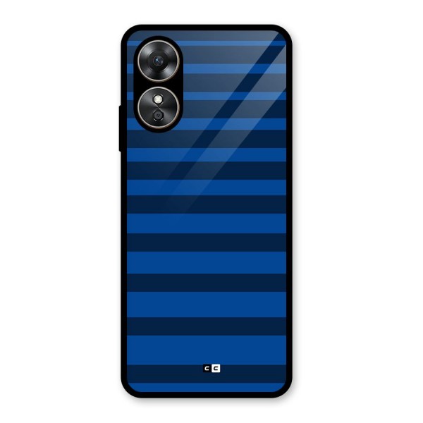 Chelsea Stripes Glass Back Case for Oppo A17