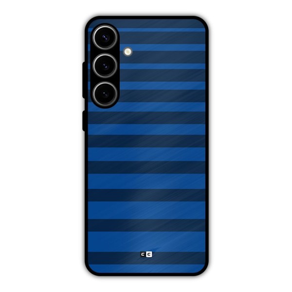 Chelsea Stripes Metal Back Case for Galaxy S24 Plus
