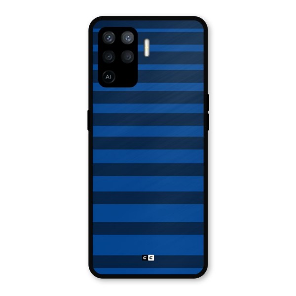 Chelsea Stripes Metal Back Case for Oppo F19 Pro