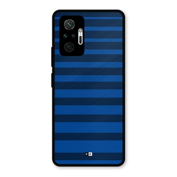 Chelsea Stripes Metal Back Case for Redmi Note 10 Pro Max