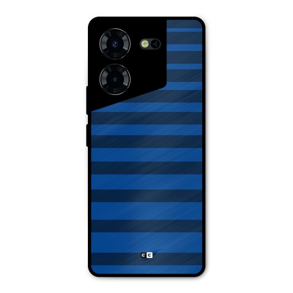 Chelsea Stripes Metal Back Case for Tecno Pova 5 Pro 5G
