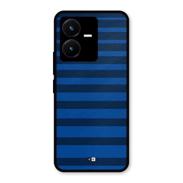 Chelsea Stripes Metal Back Case for Vivo Y22