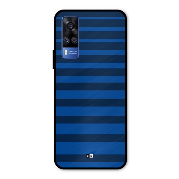 Chelsea Stripes Metal Back Case for Vivo Y51A