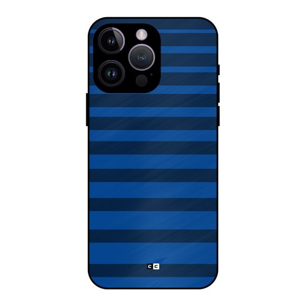 Chelsea Stripes Metal Back Case for iPhone 14 Pro Max
