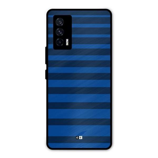 Chelsea Stripes Metal Back Case for iQOO 7 5G