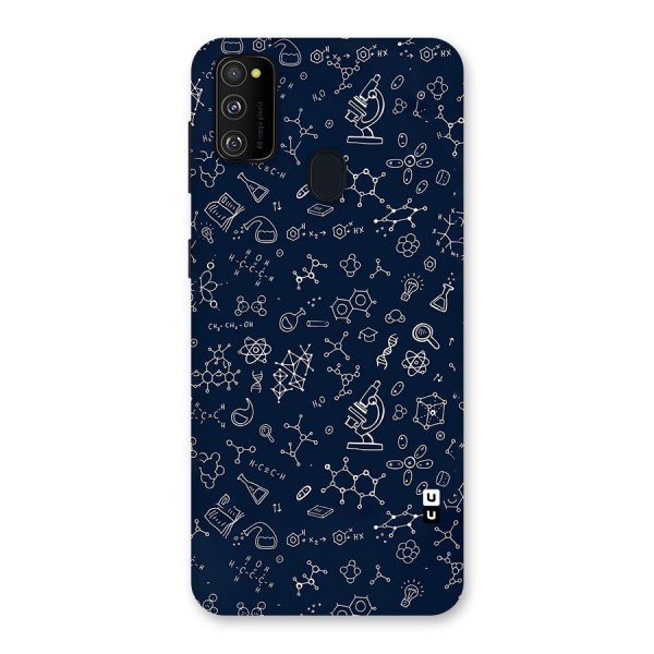 Chemistry Doodle Art Back Case for Galaxy M21