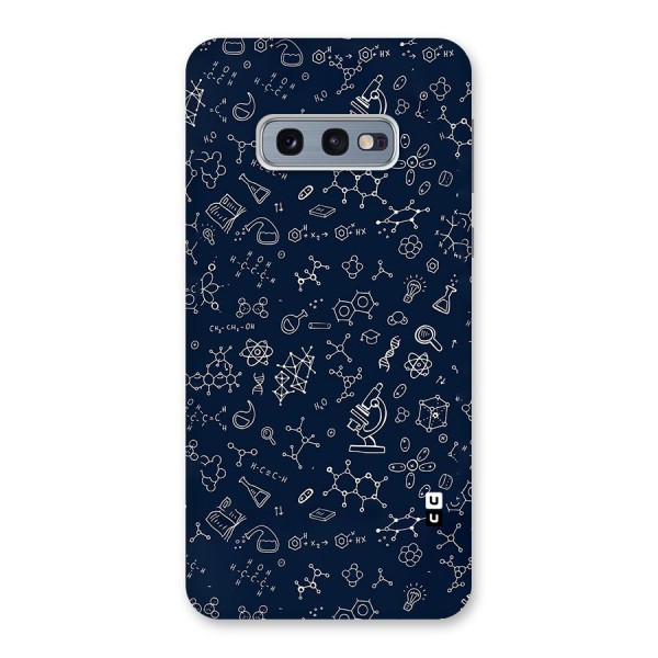 Chemistry Doodle Art Back Case for Galaxy S10e
