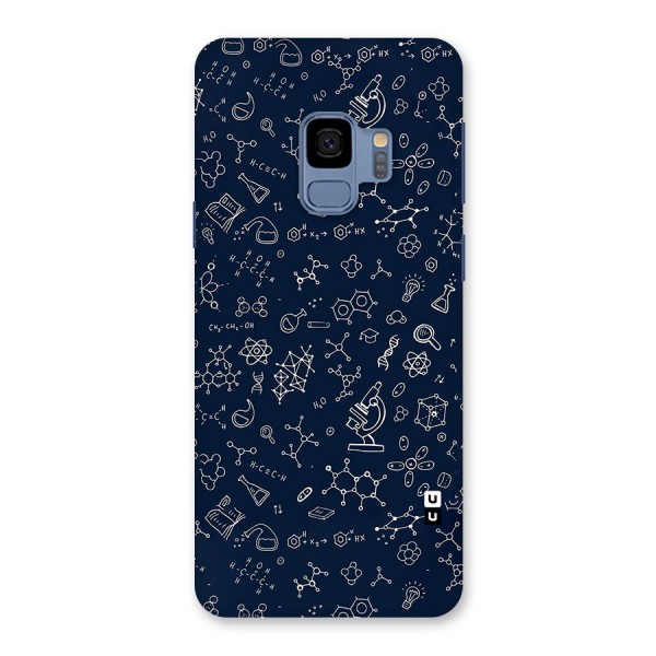 Chemistry Doodle Art Back Case for Galaxy S9