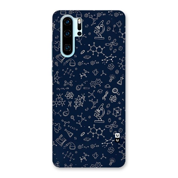 Chemistry Doodle Art Back Case for Huawei P30 Pro