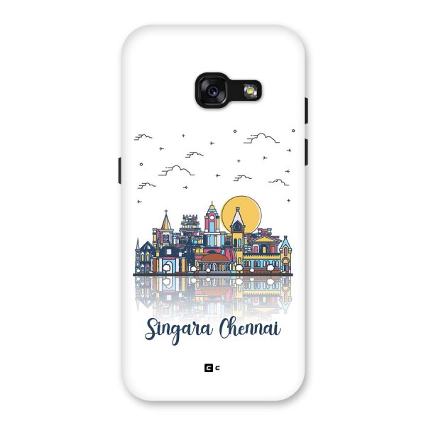 Chennai City Back Case for Galaxy A3 (2017)
