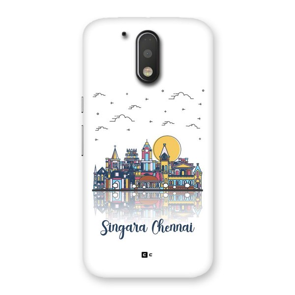 Chennai City Back Case for Moto G4 Plus
