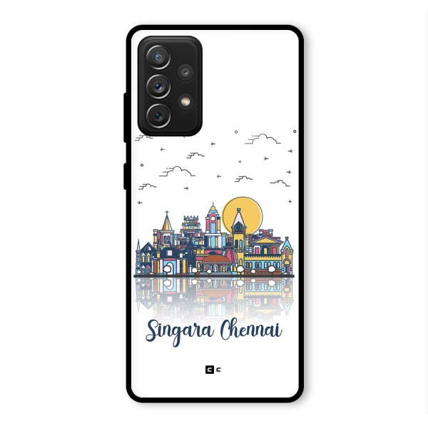 Chennai City Glass Back Case for Galaxy A72