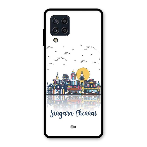 Chennai City Glass Back Case for Galaxy M32