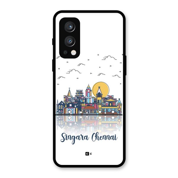 Chennai City Glass Back Case for OnePlus Nord 2 5G