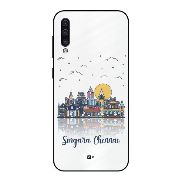 Chennai City Metal Back Case for Galaxy A30s