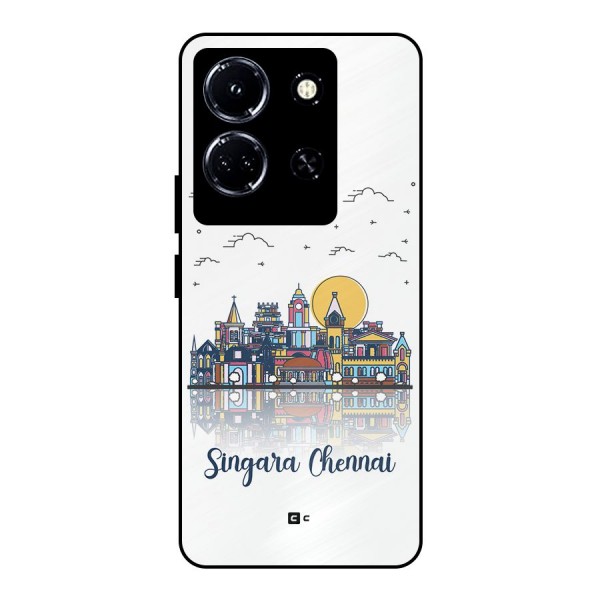 Chennai City Metal Back Case for Infinix Note 30 5G