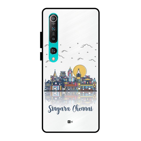 Chennai City Metal Back Case for Mi 10