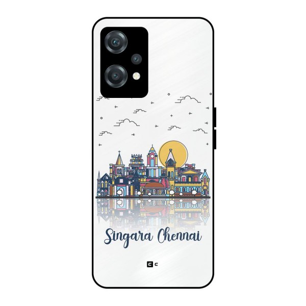 Chennai City Metal Back Case for OnePlus Nord CE 2 Lite 5G