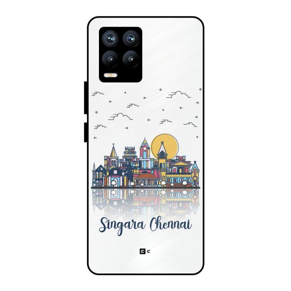 Chennai City Metal Back Case for Realme 8 Pro