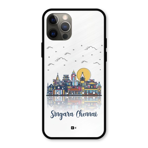 Chennai City Metal Back Case for iPhone 12 Pro