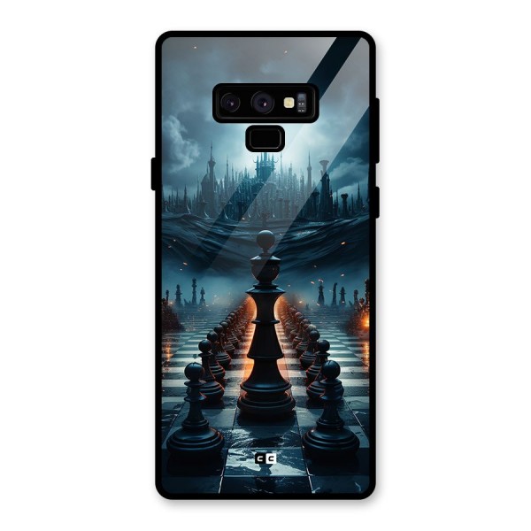Chess World Glass Back Case for Galaxy Note 9
